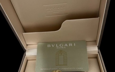 BVLGARI Serpenti Spiga 18k Gold Diamond 1-twirl Watch With Mother-of-pearl Dial