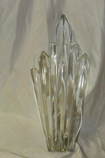 Baccarat Crystal parts , Sun Rays , signed , Post is