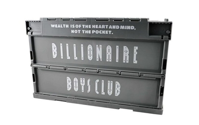 Billionaire Boys Club BBC Storage Crate Container Grey