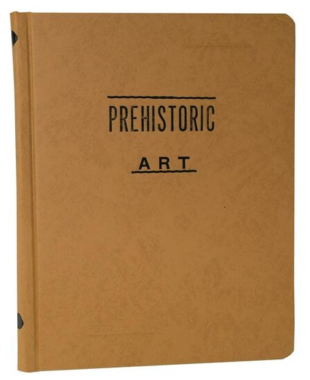 Book: Hardbound copy of Prehistoric Art (Grimm, 1953).