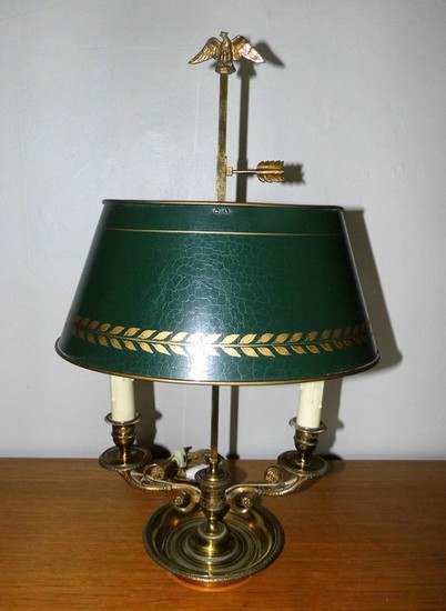Bouilotte lamp (1) - Bronze (gilt) - First half 20th century