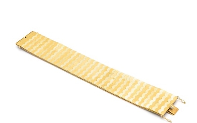 Bracelet en or jaune 18K 750/1000ème. Longueur:... - Lot 25 - Crait + Müller