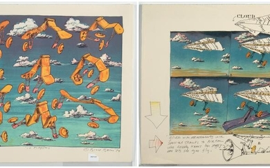 Bruce Bacon, Two Lithographs