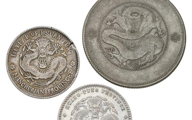 CHina, Yunnan, 50 Cents 1920–31, KM Y 257.2, Manchuria, 20 Cents 1909,...
