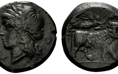 Campania, Teanum Sidicinum, c. 265-240 BC. Æ (17mm, 5.80g, 6h)....