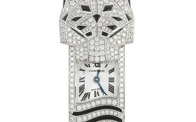 Cartier Secrete de Cartier Diamond, Onyx and 18K Watch