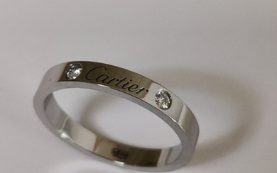 Cartier - Wedding ring - C de Cartier Platinum