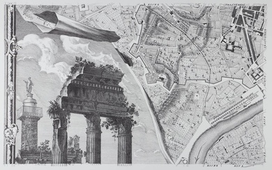 [Cartography]. Nolli, G. La pianta grande di Roma. New York,...