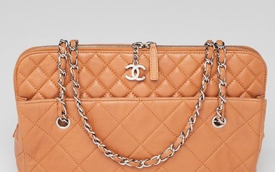 Chanel Chanel Beige Quilted Leather