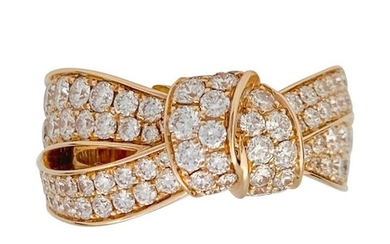 Chaumet - 18 kt. Pink gold - Ring - 3.00 ct - Diamonds