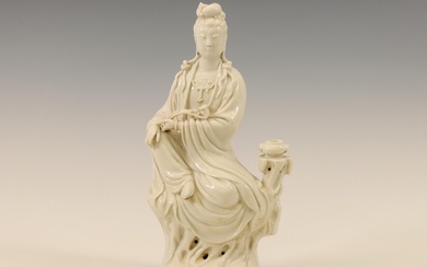 China, Dehua porcelain figure of Guanyin, modern