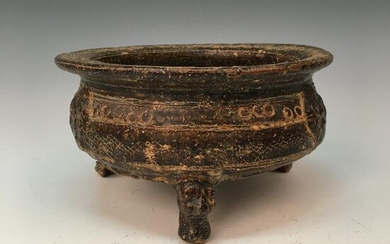 Chinese Yue Ware Tripod Censer
