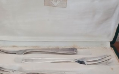 Christofle - Luc Lanel - Cutlery set (5) - saigon - Silver-plated