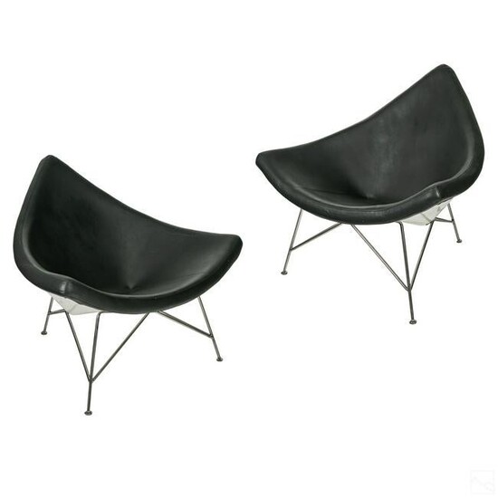 Coconut Lounge Chairs Designed by George Nelson