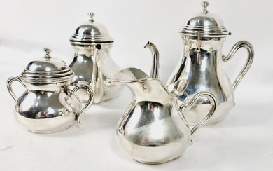 Coffee and tea service - .925 silver - Portugal - Late 20th century