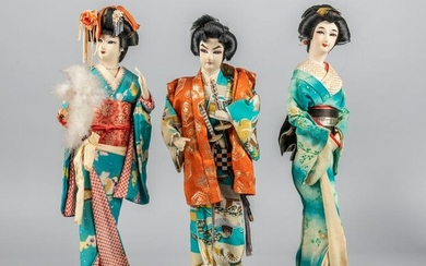 Collectible Japanese Old Geisha Dolls