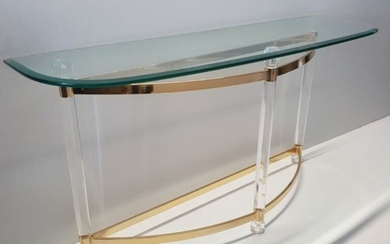 Console table - Console - Glass, Metal