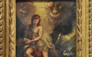 DIPINTO-‘San Giovanni Battista’ olio su tela sec.XVIII...