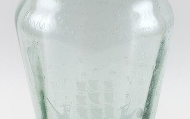 DUTCH FLINT GLASS VASE 19th/20th Century Height