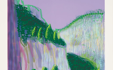David Hockney, Untitled No. 11, from The Yosemite Suite