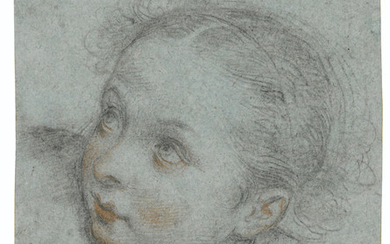 Denys Calvaert (Antwerp ca. 1540-1619 Bologna), Head of a girl, turned to the left