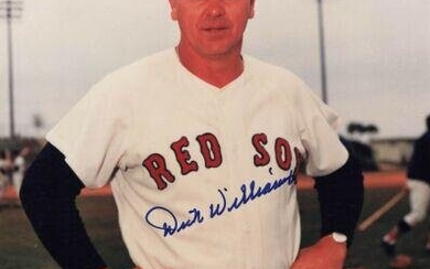 Dick Williams (Red Sox) signed 8x10 photo- JSA NN59828