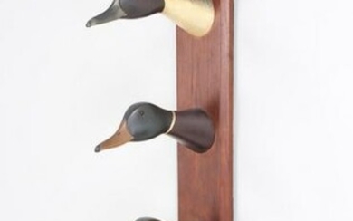 Duck head rack, Wildfowler Decoy Company