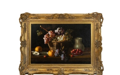 EARLY 19TH CENURY SCHOOL A Still Life with Fruit Oil on can...