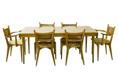 Edmond Spence Mid Century Mod Maple Table 6 Chairs