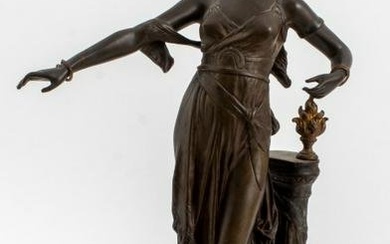 Edouard Drouot "Salome" Bronze Sculpture