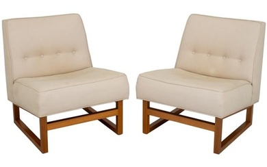 Edward Wormley for Dunbar Style Slipper Chairs, 2