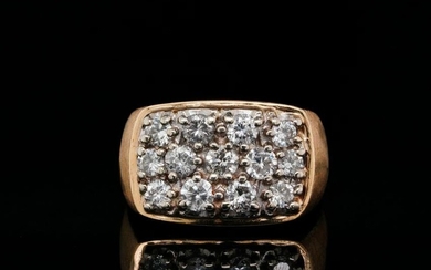 Elvis Presley's 2.00ctw Diamond and 14K Ring