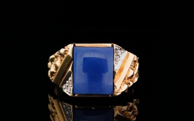 Elvis Presley's Star Sapphire, 10K, and Diamond Ring