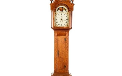 Federal Walnut Tall Case Clock