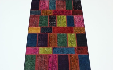 Feiner Patchwork Perser Jean Wash Unikat - Carpet - 2.06 cm - 1.39 cm