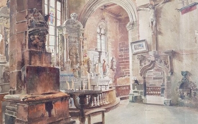 Ferdinand Gueldry (1858-1945) - Chapelle à Perros-Guirec