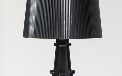 Ferruccio Laviani Kartell Bourgie Transparent Table Lamp in Black, 2004