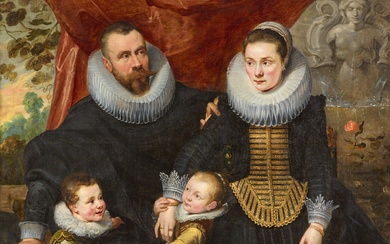 Flemish School 17th century - Portrait of an Antwerp Family