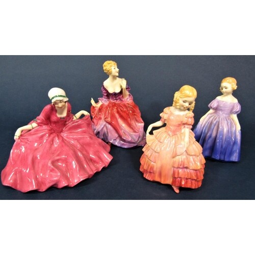 Four Royal Doulton figures - Lady Fayre HN1265, Polly Peachu...