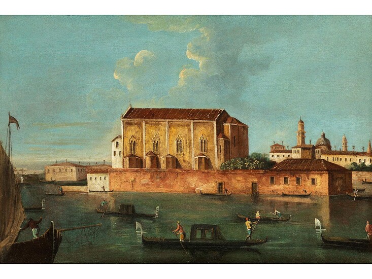 Francesco Tironi, um 1745 Venedig – 1797 Bologna, VEDUTA DI VENEZIA CON L’ISOLA DI SAN CRiSTOFORO