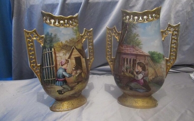 French Pair of vases