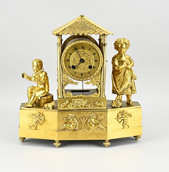 French directoire mantel clock