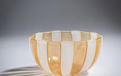 Fulvio Bianconi, 'A Reticello' bowl, c. 1950