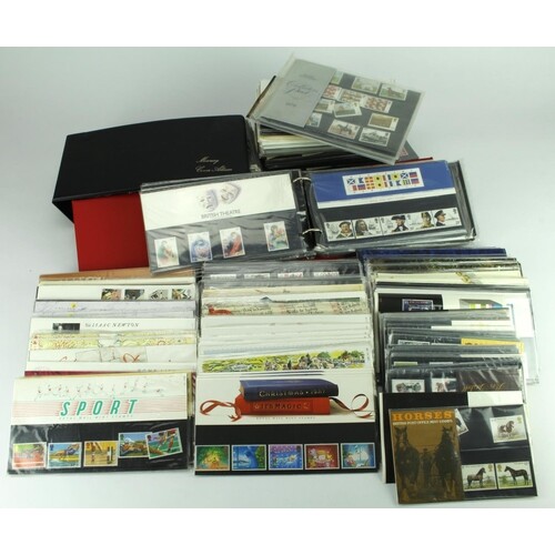 GB - large crate with approx 306 Presentation Packs, in 2x a...