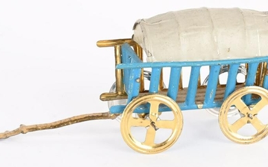 GERMAN PENNY TOY COVERED WAGON