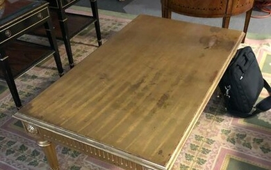 GOLD PAINTED COFFEE TABLE