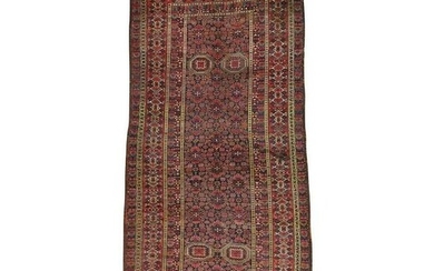 Gallery Size Antique Afghan Beshir Exc Cond Pure Wool
