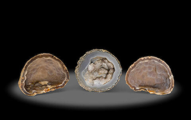 Geode "Split" together with an Additional Geode Half
