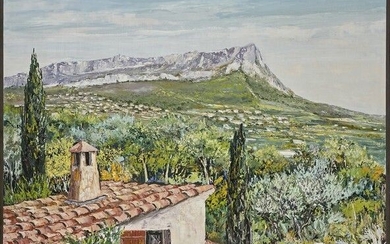 Gérard DEYMONAZ (né en 1940) Paysage de Provence... - Lot 25 - Beaussant Lefèvre & Associés