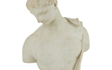 Giuseppe Carnevale Neoclassical Marble Bust of Psyche
